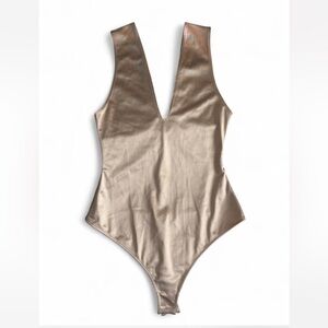 Free People Satin Bodysuit